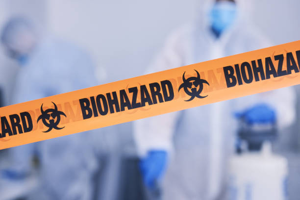 Professional Biohazard Cleanup technician working in Richmond, TX